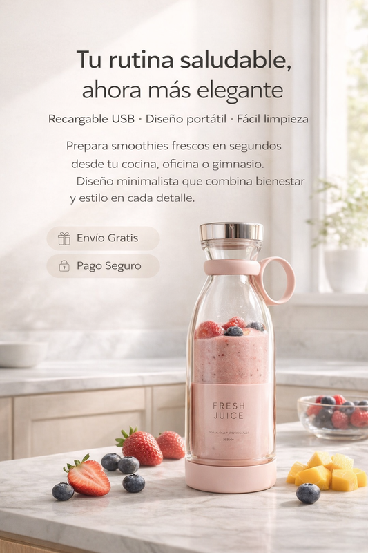 Prepara tus batidos favoritos en segundos desde la comodidad de tu hogar o oficina.